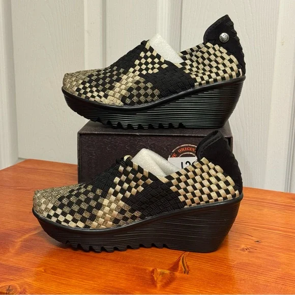 Bernie Mev Women's Lulia Bronze/Black Size 36 - Picture 2 of 7